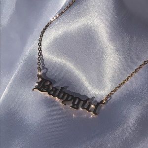 Babygirl 18” Stainless Steel GOLD Necklace